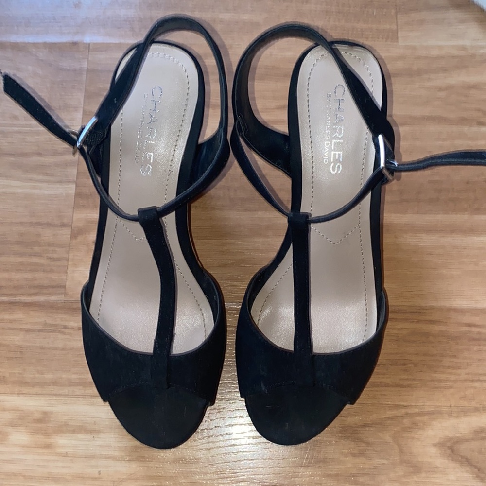 Cork Wedge Heel Sandals